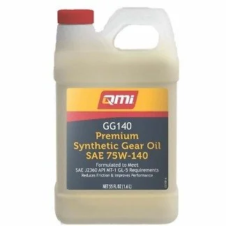 Huile de boîte de vitesses 100 % synthèse QMI 75W140 avec SX6000